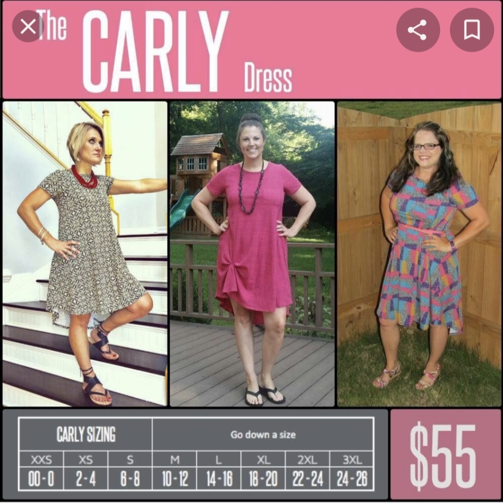 LuLaRoe Med Carly - Picture 4 of 4